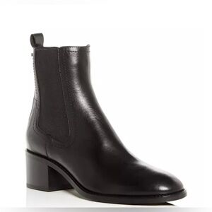 Aquatalia Women's Jemma Weatherproof Block-Heel Chelsea Booties Size 9.5